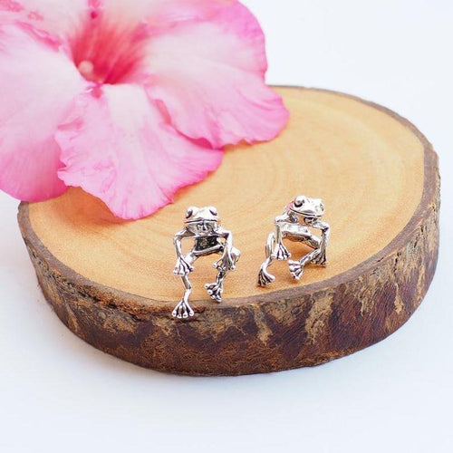 Two Way Frog Earrings