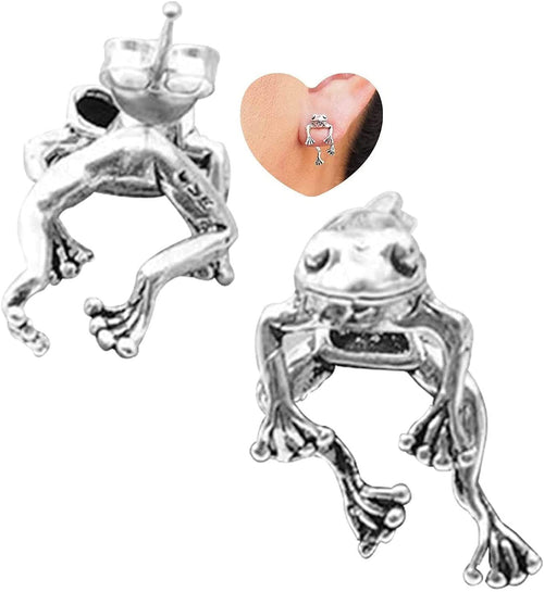 Two Way Frog Earrings