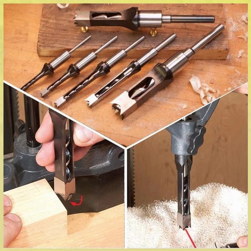 🔥Hollow Chisel Mortise Drill Tool